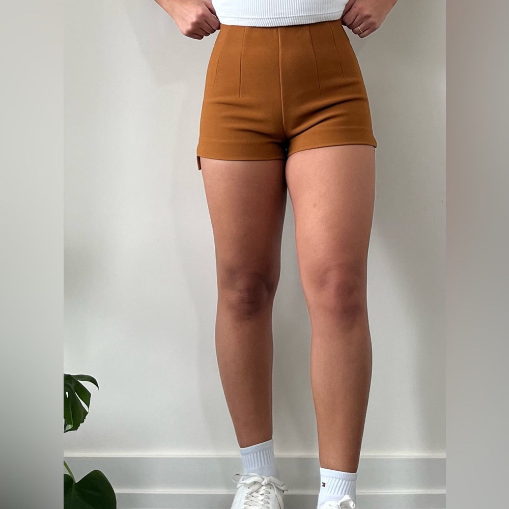 tan / camel dress shorts